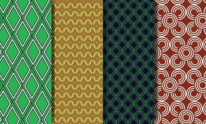 Set of pattern with geometric elements. Abstract decorative stripes pattern. Collection of Patterns for fabrics. Cloth Texture.