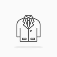 Tuxedo line icon style. Editable stroke and pixel perfect. Can used for digital product, presentation, UI and many more. vector