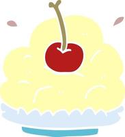 cartoon doodle dessert vector