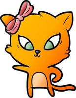 cartoon cat vector