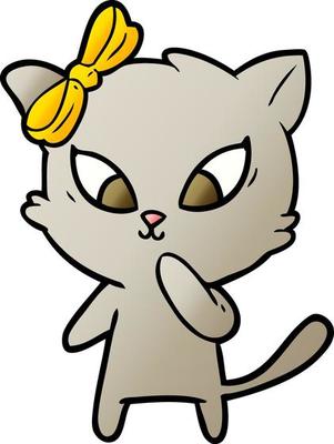 cartoon cat vector