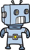 Vector cartoon robot