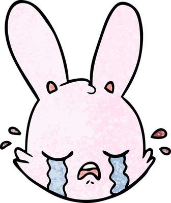 Crying Rabbit Vector Art, Icons, and Graphics for Free Download