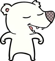 polar bear cartoon vector