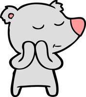 bear cartoon chraracter vector