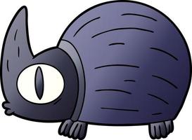 cute cartoon bug vector