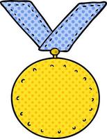 cartoon sports medal vector
