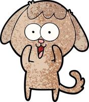 cute cartoon dog vector