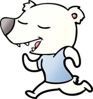 polar bear cartoon vector