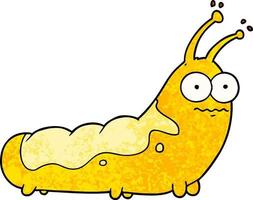 funny cartoon caterpillar vector