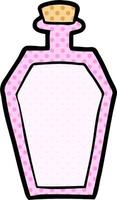 cartoon perfume bottle vector