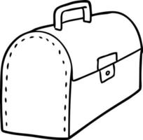 cartoon tool box vector