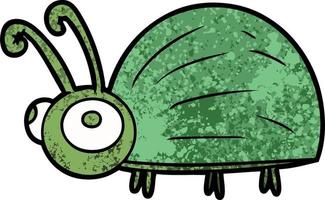 cute cartoon bug vector