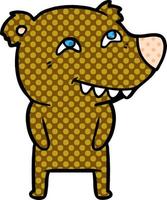 bear cartoon chraracter vector