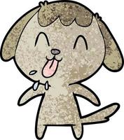 cute cartoon dog vector