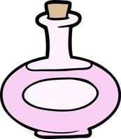 cartoon perfume bottle vector