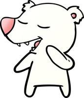 polar bear cartoon vector