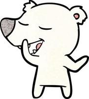 polar bear cartoon vector