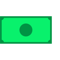 dollar icon symbol vector. money icon on white background. png