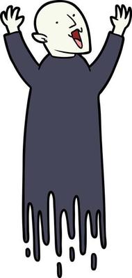 spooky cartoon vampire