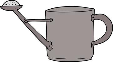 cartoon watering can vector