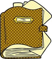 cartoon old book vector