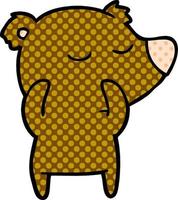 bear cartoon chraracter vector