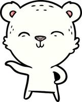 polar bear cartoon vector