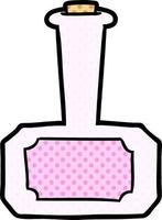 cartoon perfume bottle vector