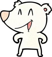 polar bear cartoon vector