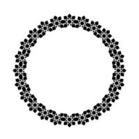 Circle Shape Ornamental Motive Pattern. Decoration for Interior, Exterior, Carpet, Textile, Garment, Cloth, Silk, Tile, Plastic, Paper, Wrapping, Wallpaper, Pillow, Sofa, Background, Ect. Vector