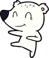 polar bear cartoon vector