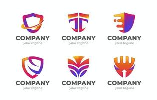 Shield Logo Set vector