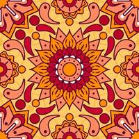 Rangoli Seamless Background vector