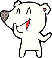 polar bear cartoon vector