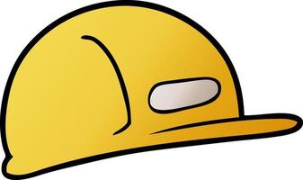 cartoon builders safety hat vector