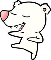 polar bear cartoon vector