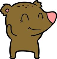 bear cartoon chraracter vector