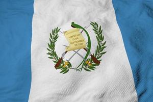 bandera de guatemala en renderizado 3d foto