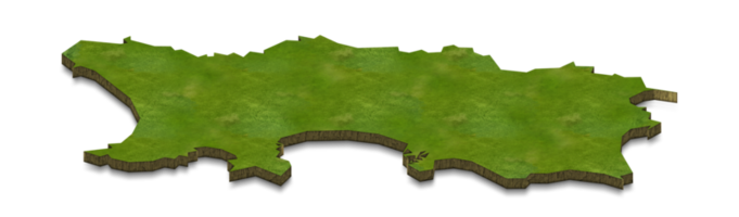 Ilustración de mapa 3d de jersey png