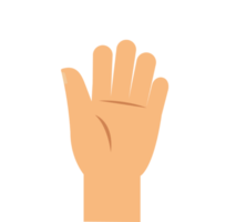 palm hand cartoon illustration png