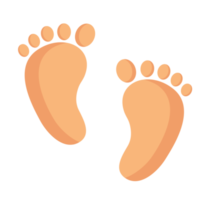 footprint foot icon illustration png