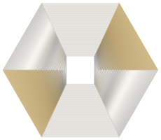 abstrakt 3d tolkning av guld sfär med kaotisk strukturera. trogen form. sci-fi bakgrund med trådmodell och klot png