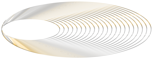 abstrakt 3d tolkning av guld sfär med kaotisk strukturera. trogen form. sci-fi bakgrund med trådmodell och klot png