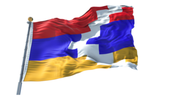 flagge der republik berg karabach png