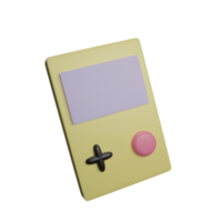 Analog game 3d render png