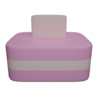 tissue box 3d design png