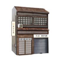 renderizado 3d de comida japonesa png