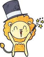 laughing lion cartoon vector