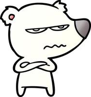polar bear cartoon vector